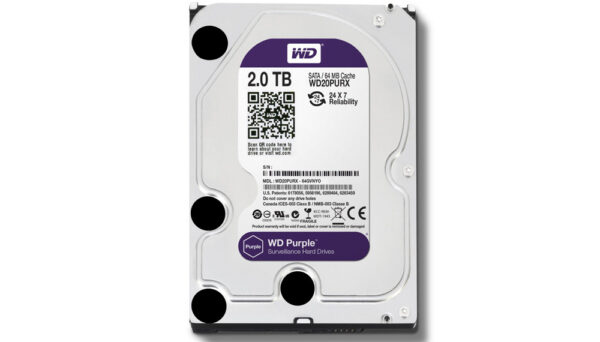 DISCO DURO WD 2TB PURPURA – WD20PURX