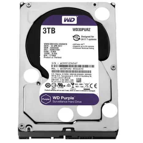 DISCO DURO WD 3TB PURPURA – WD30PURZ